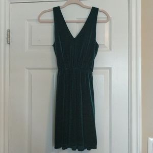 Green Velvet Dress Stitch Fix